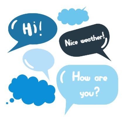 small talk and hospitality